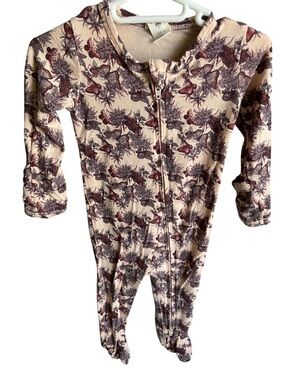 3/6 Months Kate Quinn Butterfly Bamboo Footie